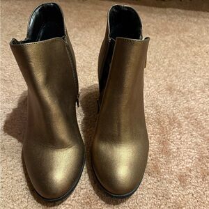 Style & Co. Metallic Ankle Booties